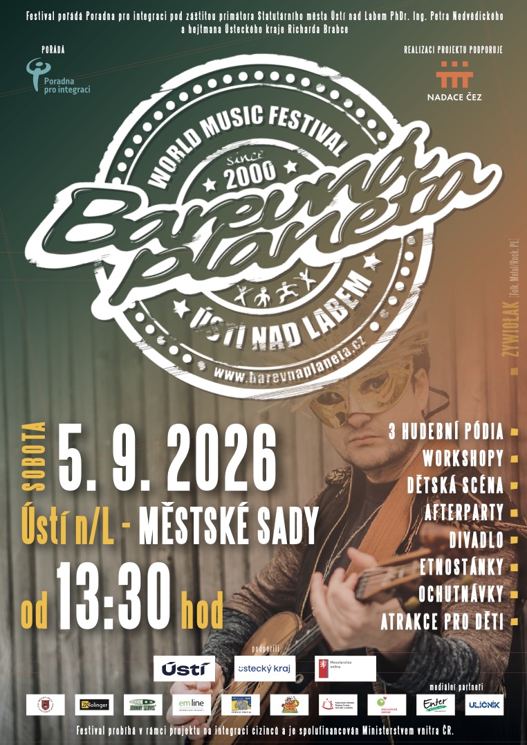 Barevná planeta v Ústí nad Labem – 5. 9. 2026